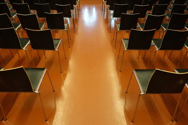 auditorium, chairs, audience, university, seminar, lecture, empty, audience, audience, audience, seminar, seminar, seminar, seminar, seminar, lecture, lecture, lecture. Compliance checklist for event owners: safety and access