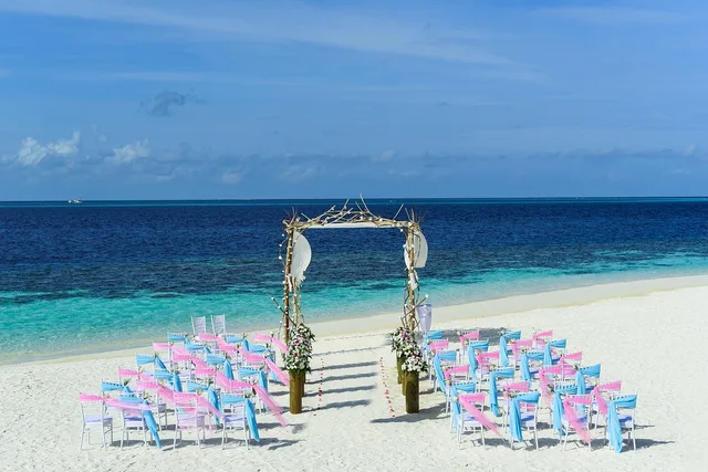 atoll, decor, flower wallpaper, decorations, destination, florist, flowers, beautiful flowers, hotel, island, flower background, lights, nature, maldives, resort, set, wedding, wedding setup, blue wedding, blue island, blue hotel. 3 notes on corporate event planning profit margin worth reading